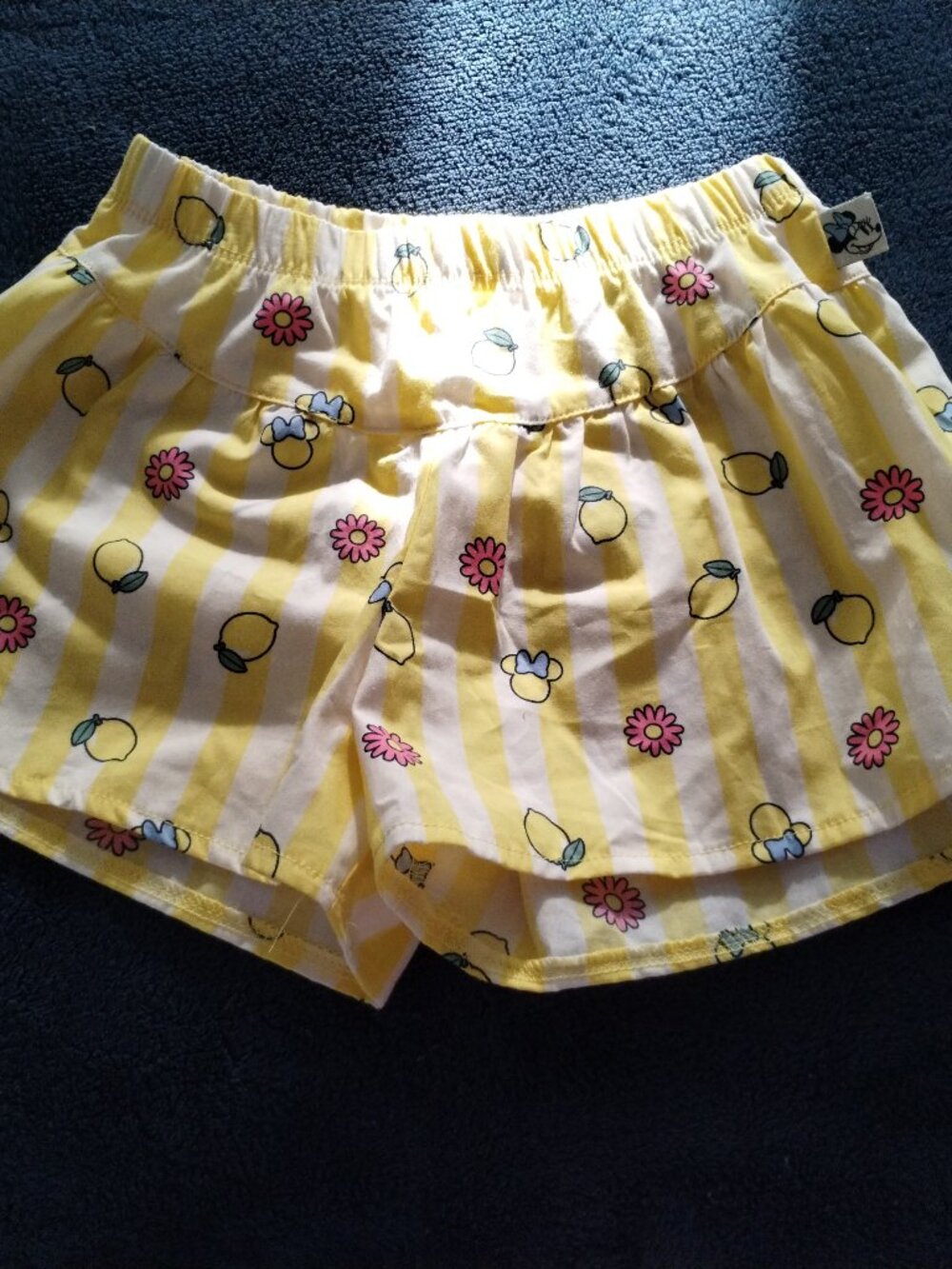 Disney Minnie girl's yellow shorts